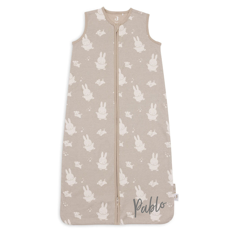 Jersey sleeping bag 70cm Miffy & Snuffy, olive green | Jollein