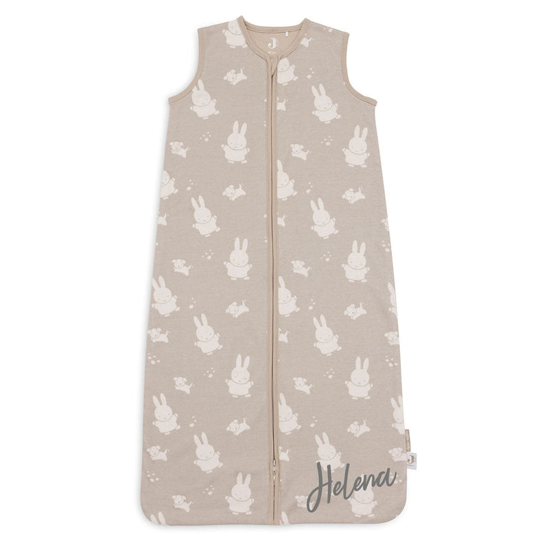 Jersey sleeping bag 90cm Miffy & Snuffy, olive green | Jollein