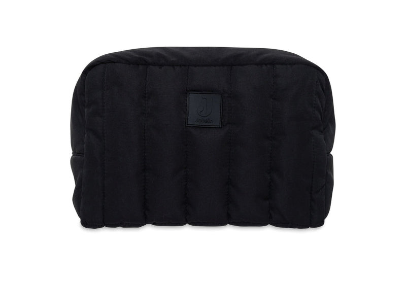 Puffed cosmetic bag, black | Jollein