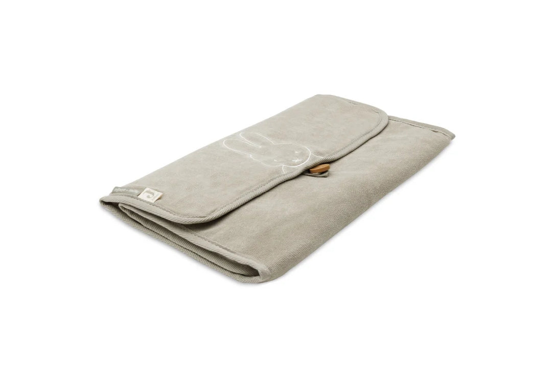 Changing mat terry cloth Miffy, olive green | Jollein