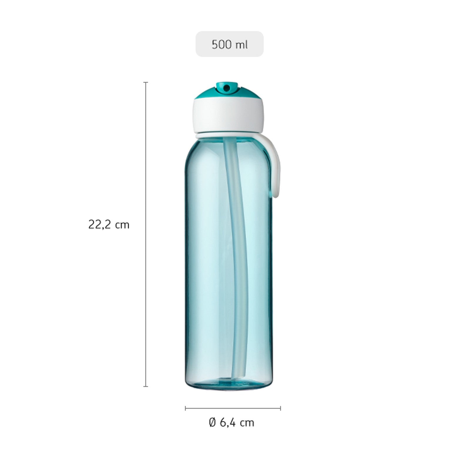 Gourde rabattable 500 ml - turquoise | Mepal