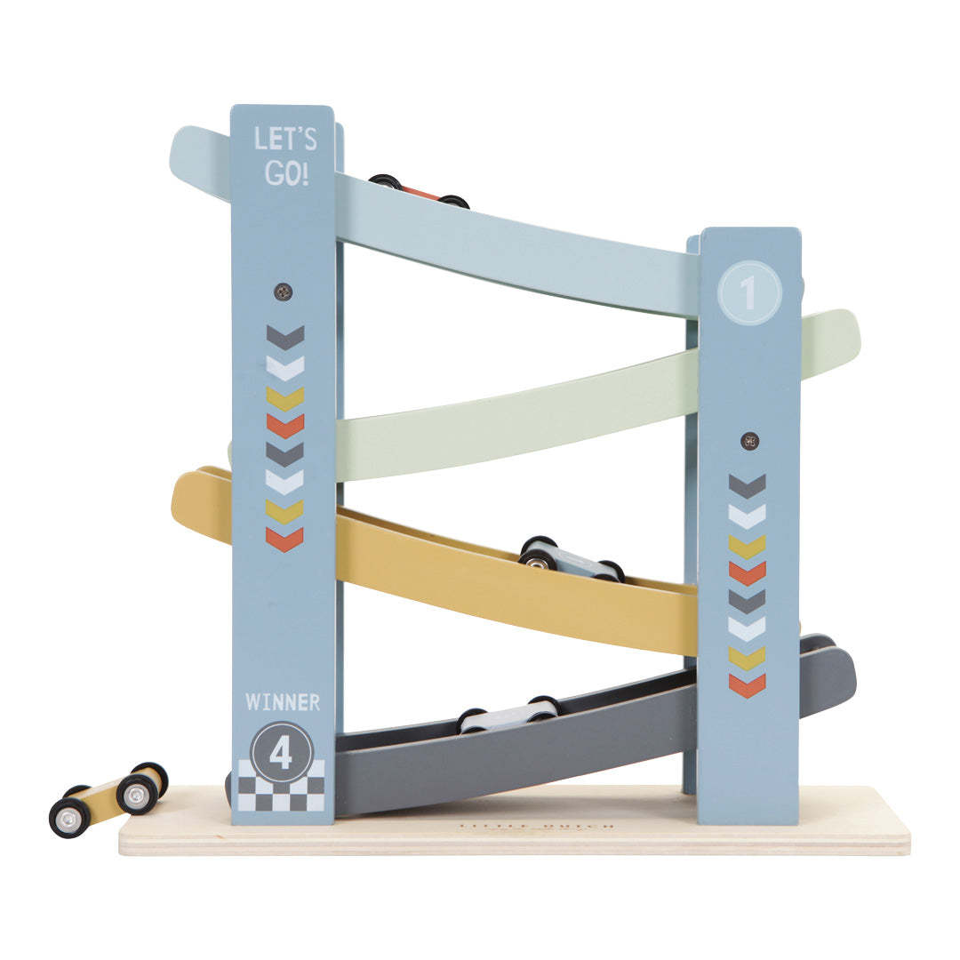 Marble Run "For Birth" Ocean Wood, blue | Little Dutch