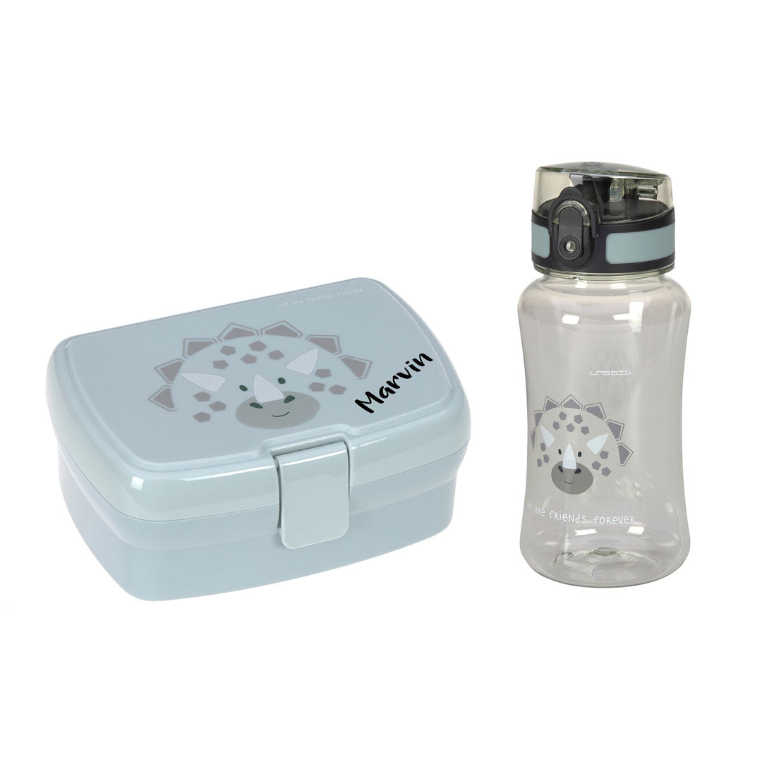 Breaktime Set Bottle & Lunchbox About Friends Dino Green | Casual