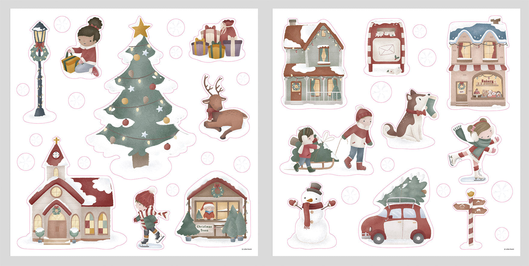 X-Mas window sticker | Little Dutch