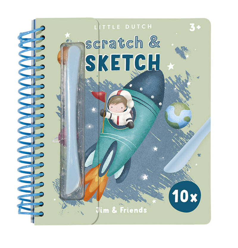 Scratch Book Jim & Friends | Little Dutch