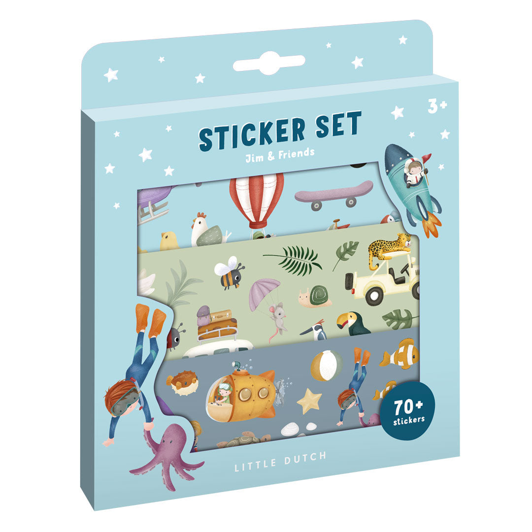 Jim & Friends Sticker Set – Creative Sticker Fun for Kids
