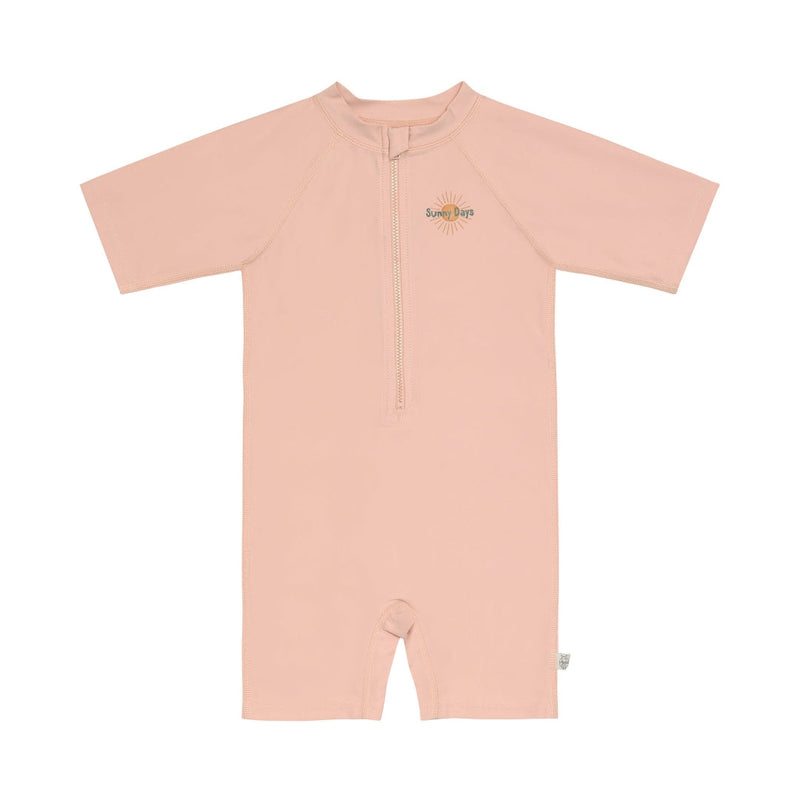 Short-sleeved swimsuit with UV protection, pink, size 86 | Lässig