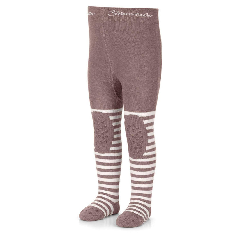 Emmi brown crawling tights, size 80, GOTS-certified | Sterntaler