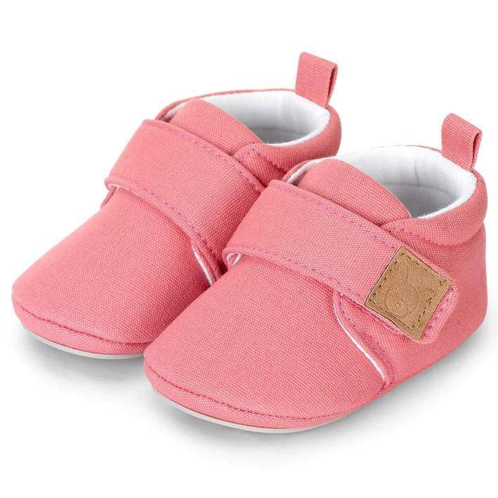 Baby crawling shoes size 19/20, pink | Sterntaler