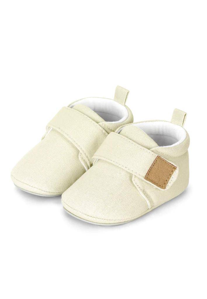 Baby crawling shoes size 17/18, beige | Sterntaler