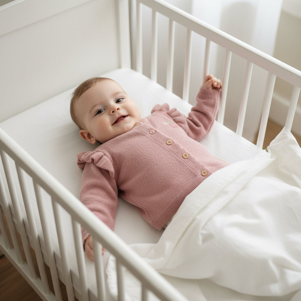 Baby Strickjacke Fairy Pink | Little Dutch