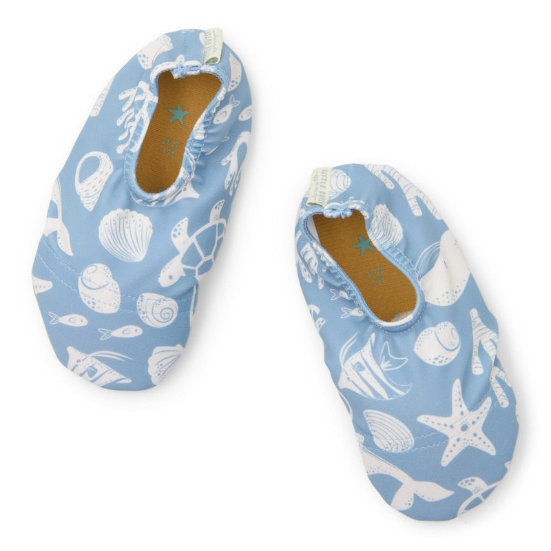 Swim Shoes Sea Life Ocean Blue – Kids' Swim Shoes for Beach & Pool