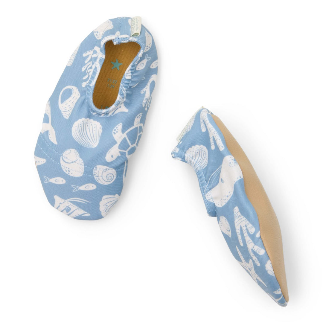 Swim Shoes Sea Life Ocean Blue – Kids' Swim Shoes for Beach & Pool