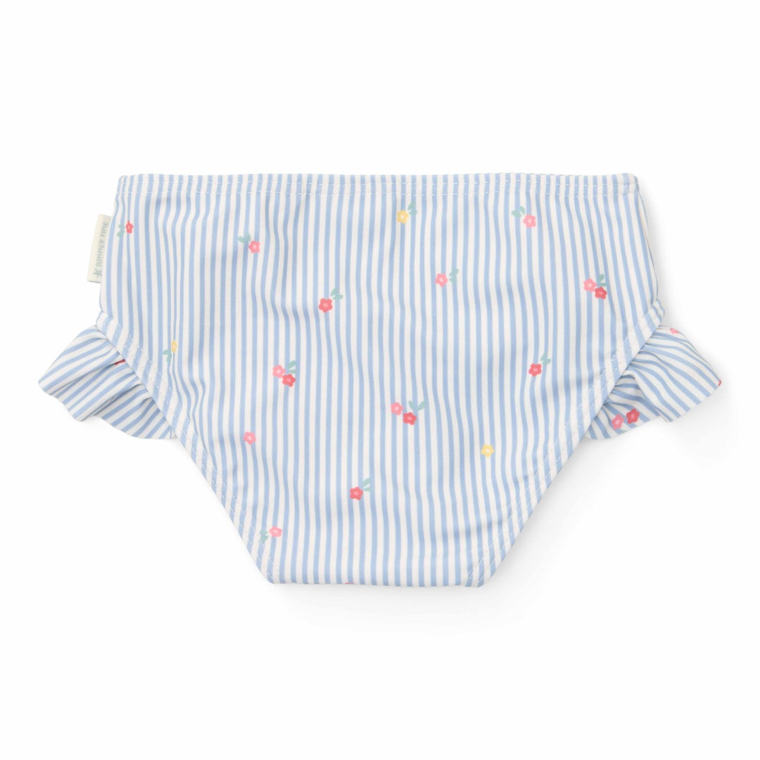 Bikinihöschen Sunny Flowers Blue | Little Dutch