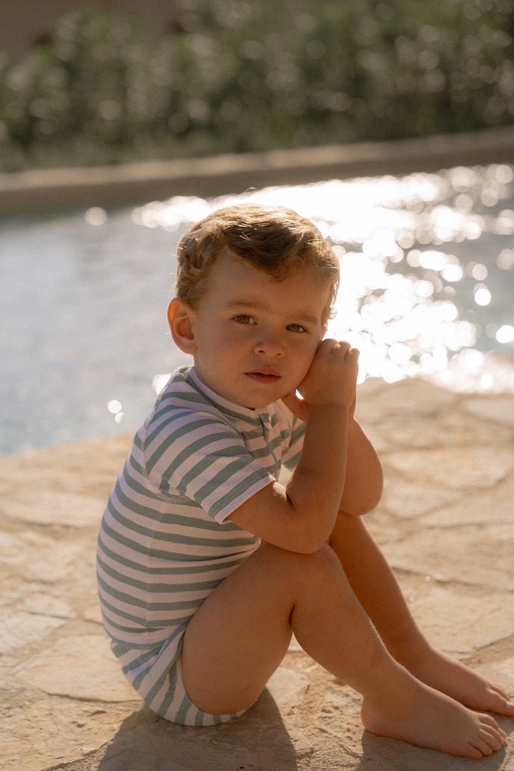 Schwimmwindel Stripes Surf Blue | Little Dutch