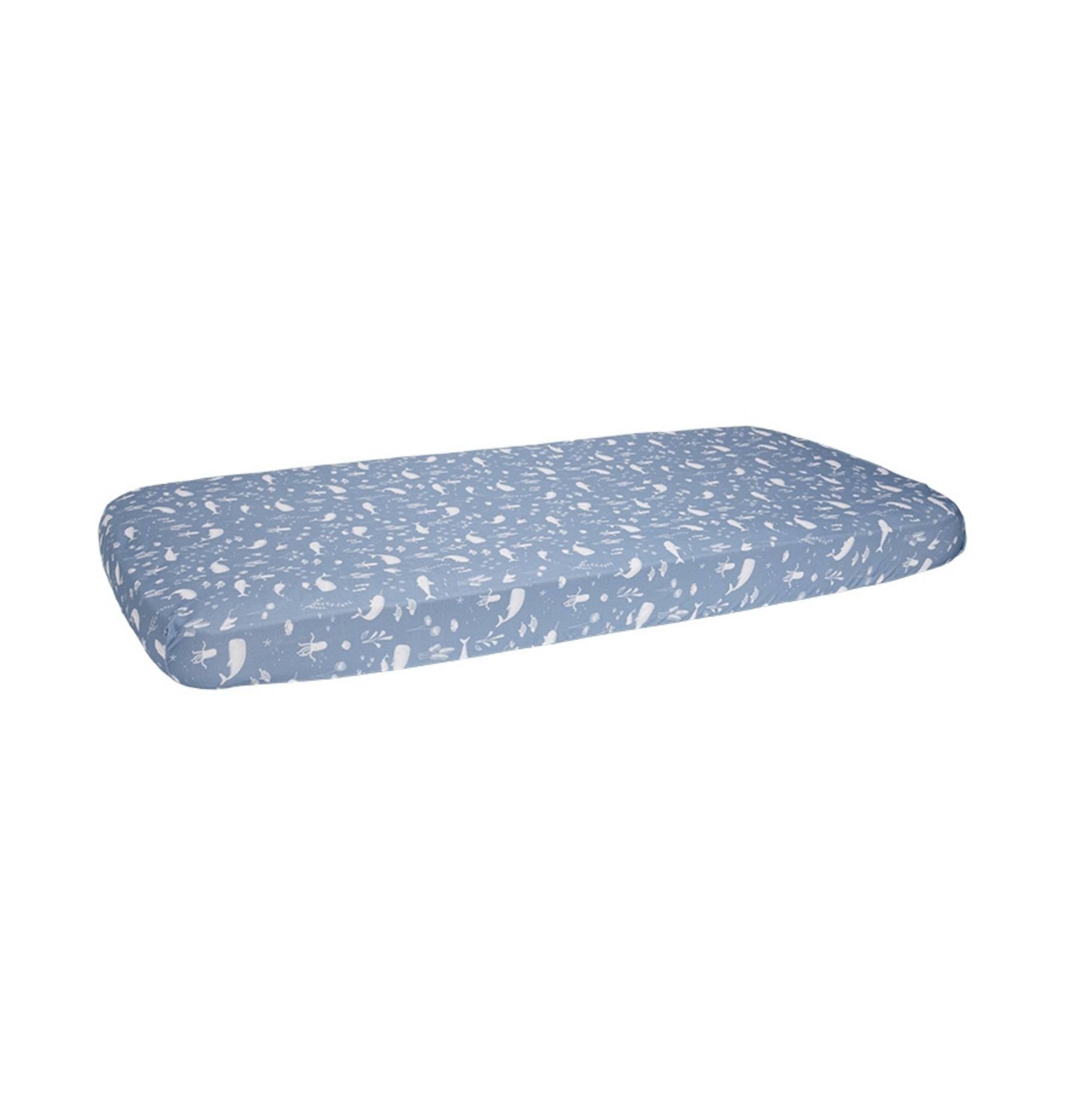 Children's bed sheet Ocean blue | Little Dutch