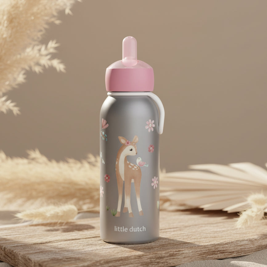 Thermo bottle Flip-Up Campus 350 ml - Fairy Garden | Mepal x Little Dutch