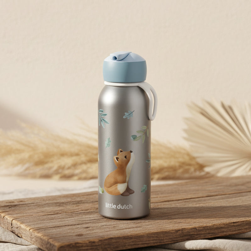 Thermo bottle Flip-Up Campus 350 ml - Forest Friends | Mepal x Little Dutch