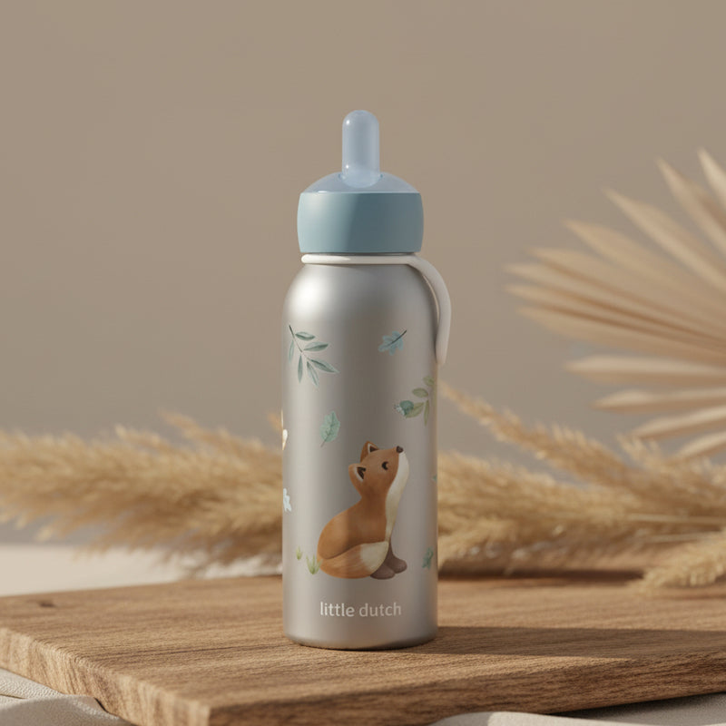 Thermo bottle Flip-Up Campus 350 ml - Forest Friends | Mepal x Little Dutch
