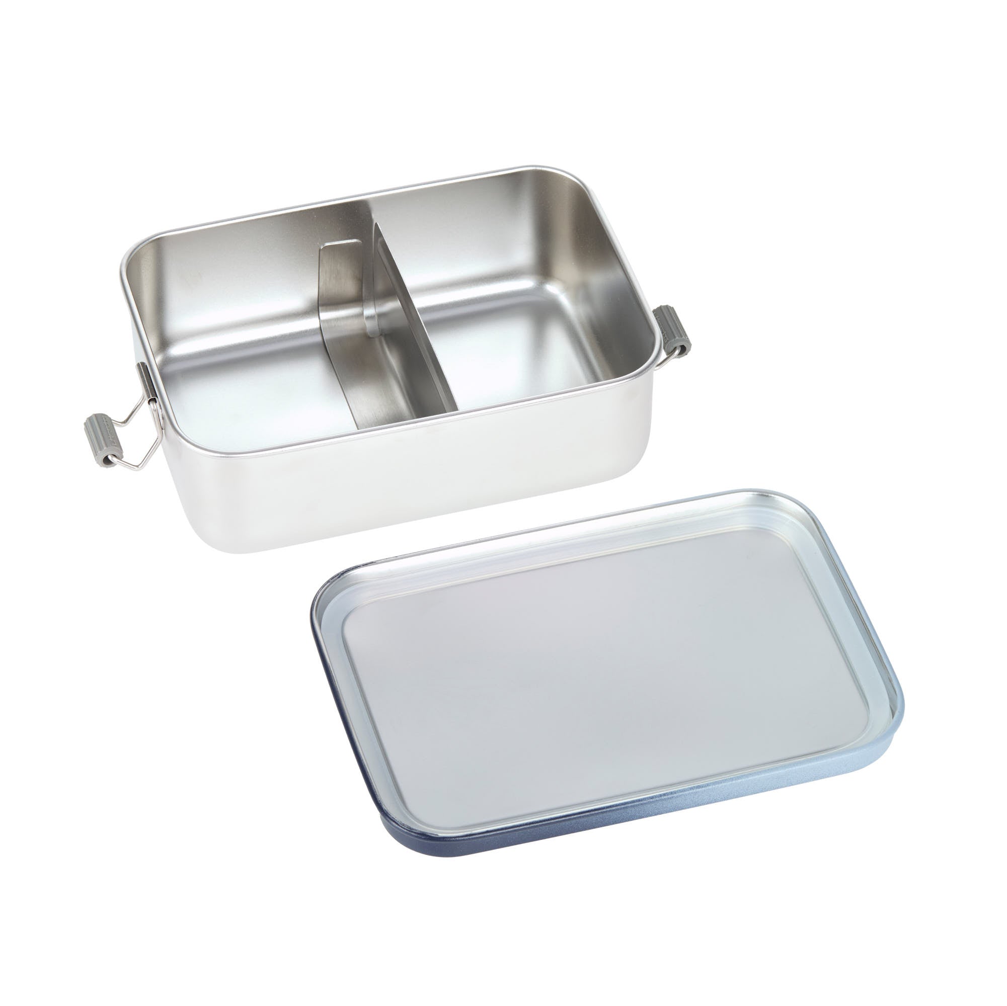 Lunchbox Stainless Steel Solid dark blue/light blue | Lässig