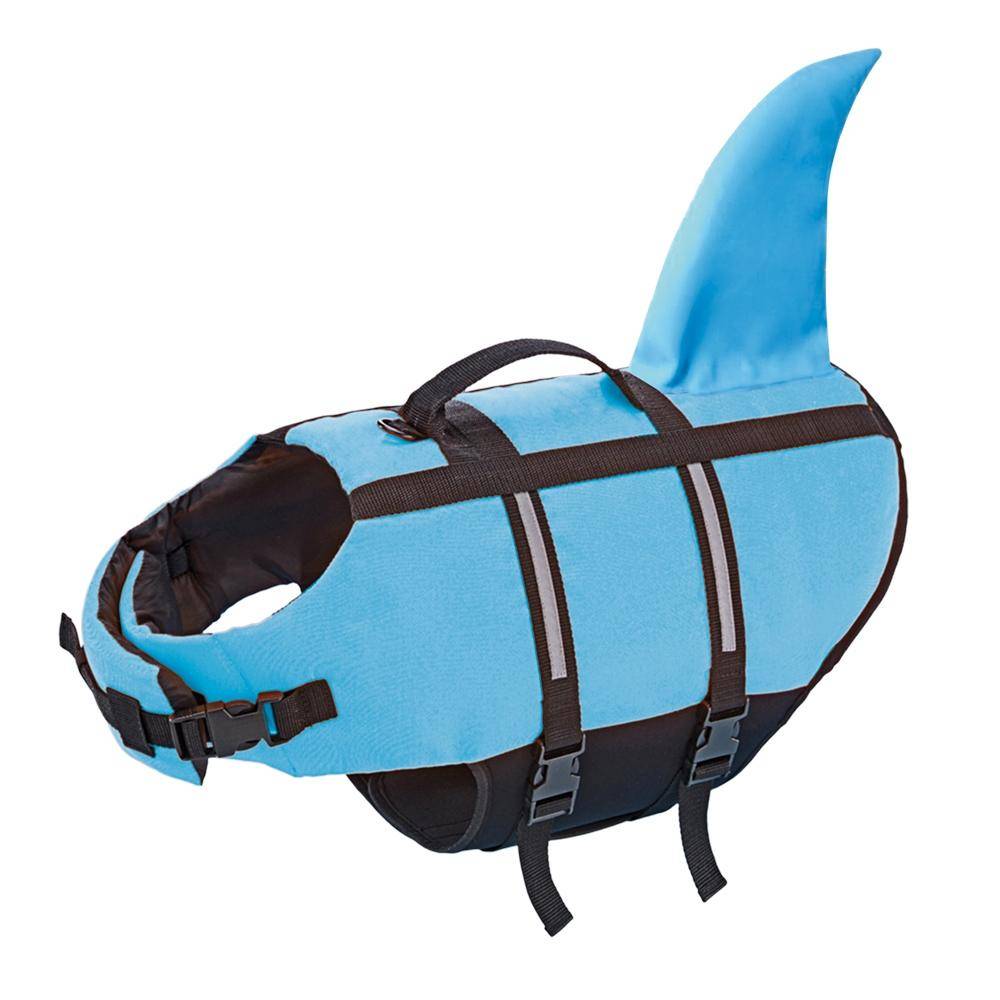 Gilet de sauvetage pour chien « Sharki » bleu clair, taille : L - 40 cm | Nobby