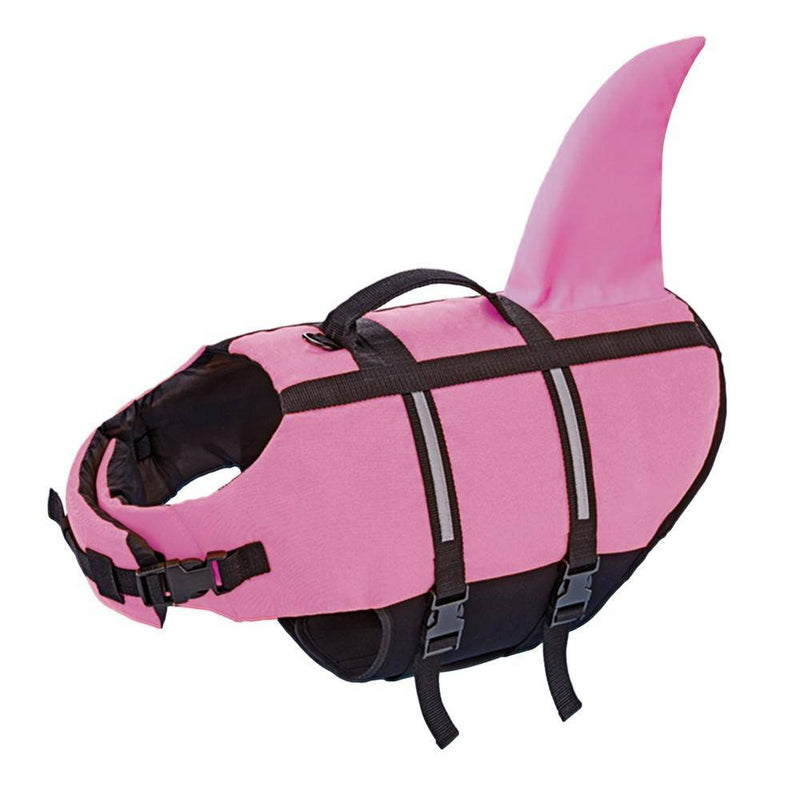 Dog swimming aid "Sharki" pink size: L - 40 cm | Nobby