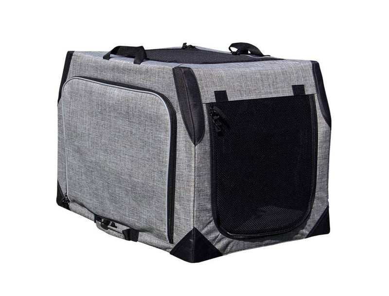 Traveller EXTEND Grey M (61×43×45 cm) – Transport Box for Cats & Dogs | Nobby