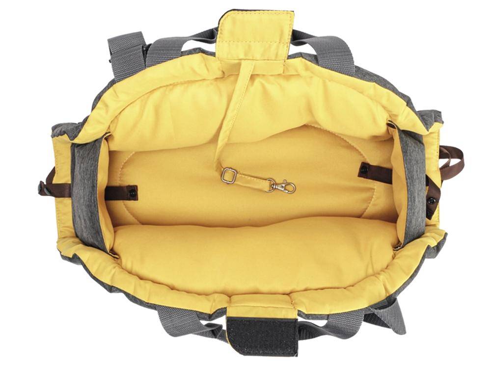 Cat & Dog Carrier "SHELLY" grey/mustard 72 x 55 cm | Nobby