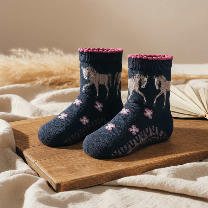 Glitter Racer AIR Horse Socks | Sterntaler