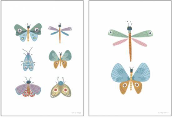 Kids' Room Poster Butterfly | Schmatzepuffer