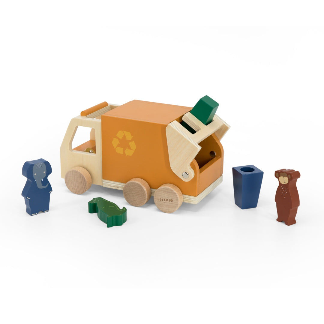 Wooden garbage truck | Trixie