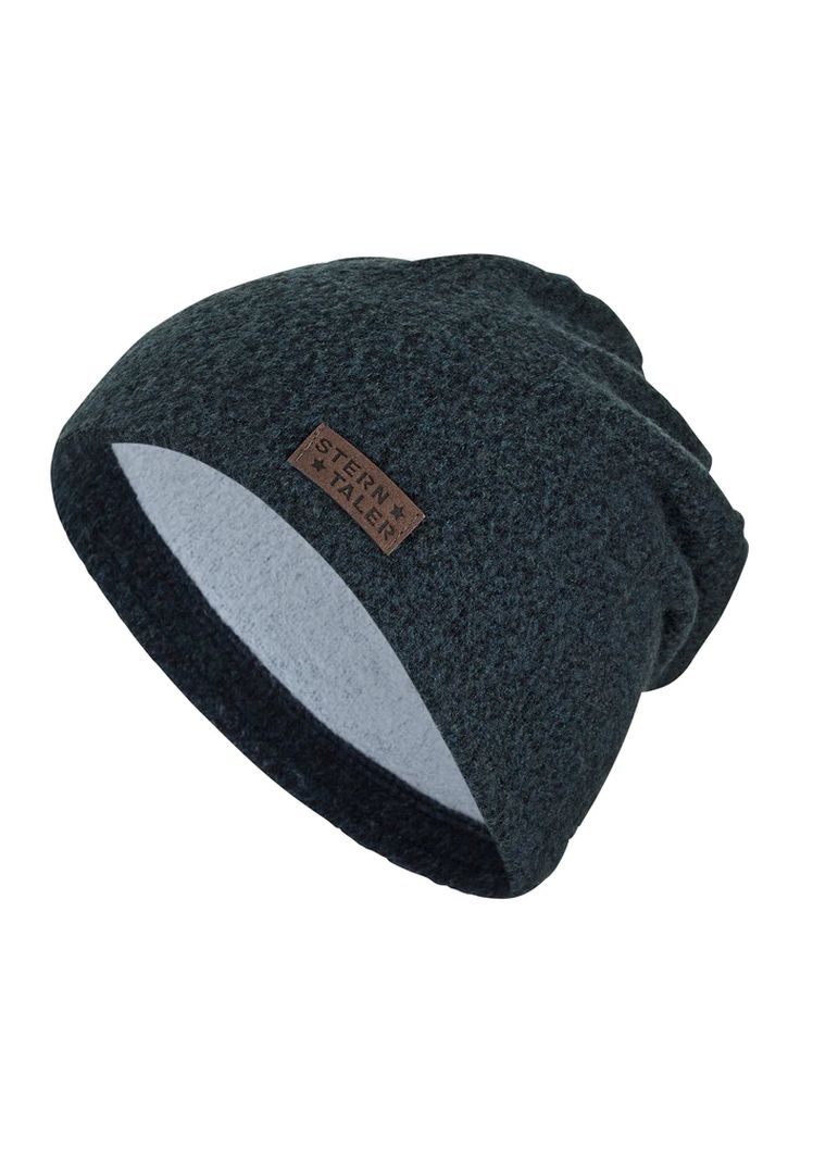 Slouch Beanie Melange size 51 navy | Sterntaler