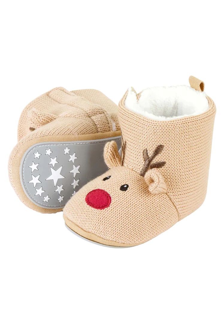 Baby reindeer boots size 20, beige | Sterntaler