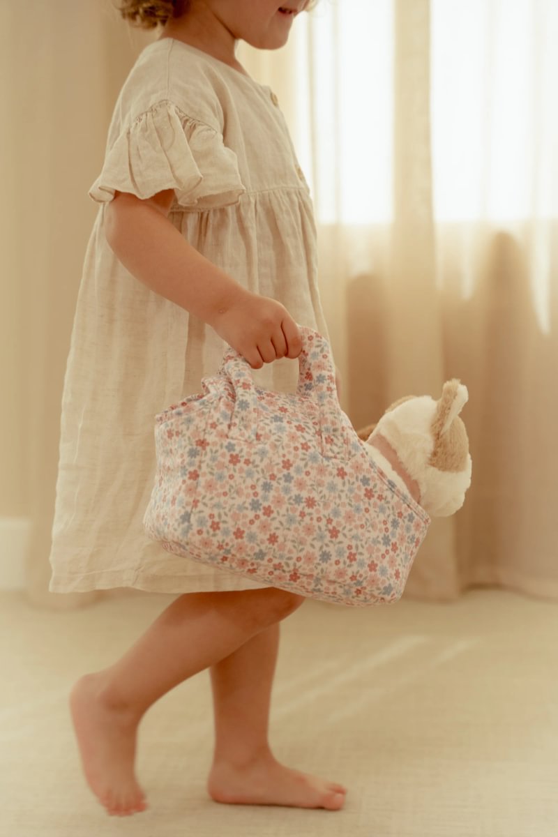 Chat en peluche Marley dans un sac GRS