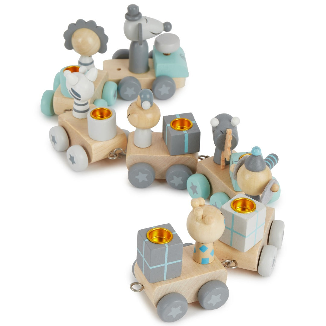Wooden Birthday Train 0–99 Years | Schmatzepuffer