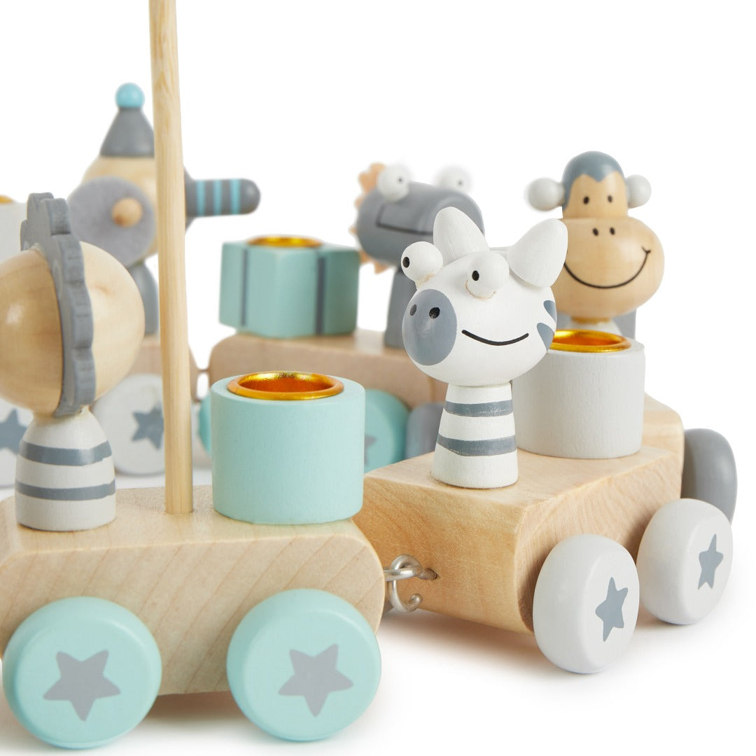Wooden Birthday Train 0–99 Years | Schmatzepuffer