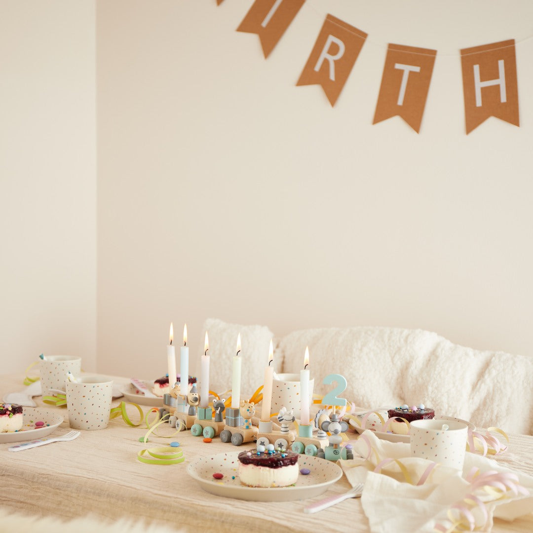 Wooden Birthday Train 0–99 Years | Schmatzepuffer