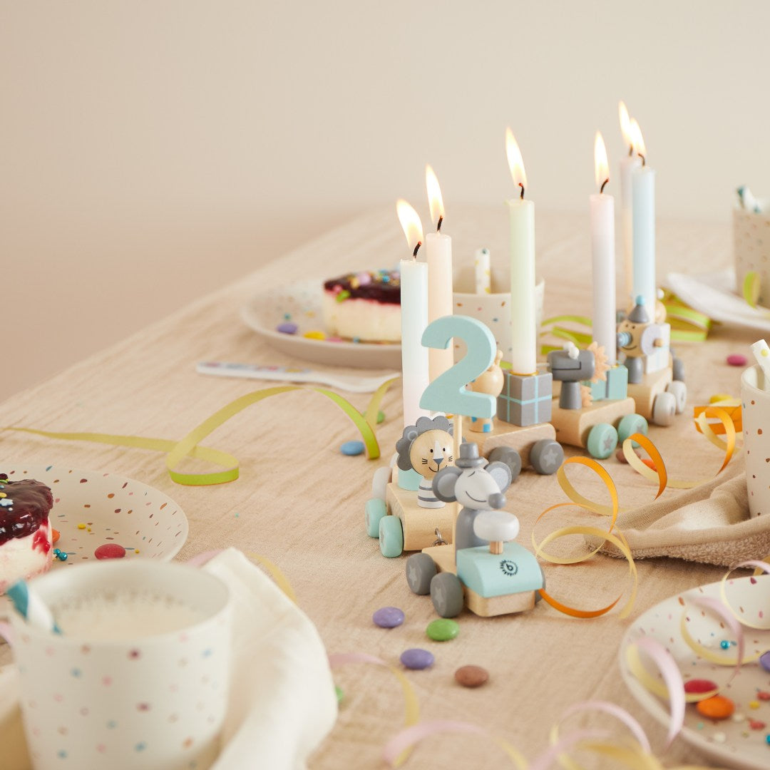 Wooden Birthday Train 0–99 Years | Schmatzepuffer