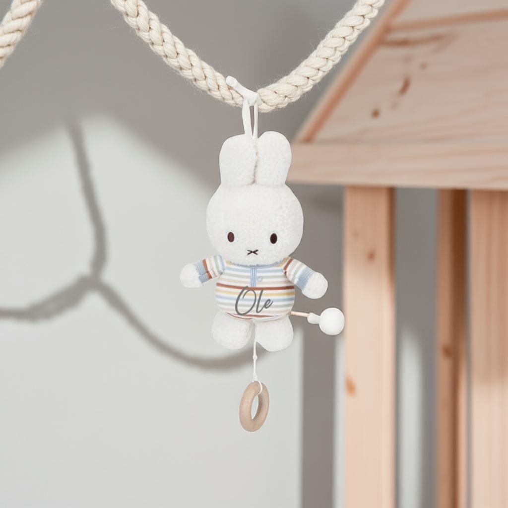 Musical Box Rabbit Vintage Sunny Stripes x Miffy – Gift for Birth