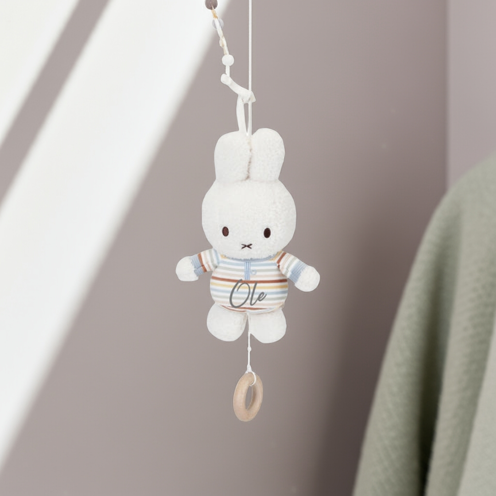 Musical Box Rabbit Vintage Sunny Stripes x Miffy – Gift for Birth