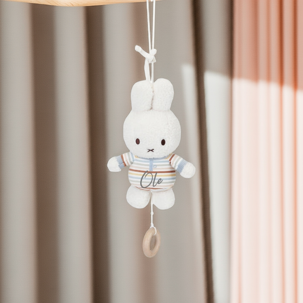 Musical Box Rabbit Vintage Sunny Stripes x Miffy – Gift for Birth