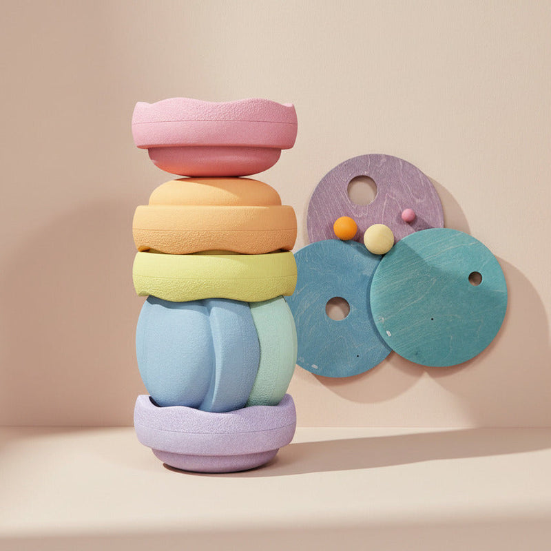 Grimms x Stapelstein® Set Pastel | Stapelstein