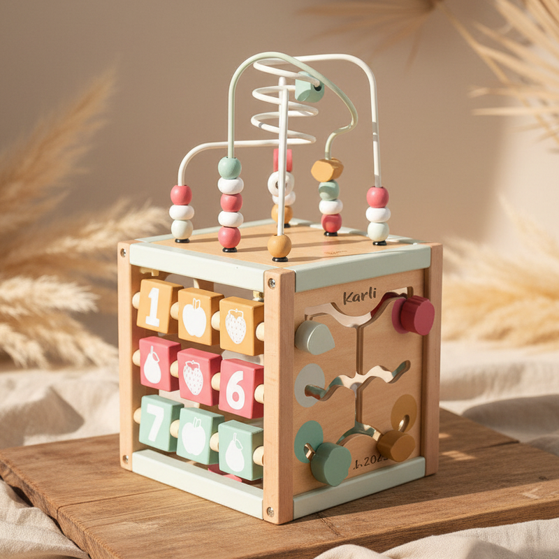 Motorikwürfel Berry Holz | bieco