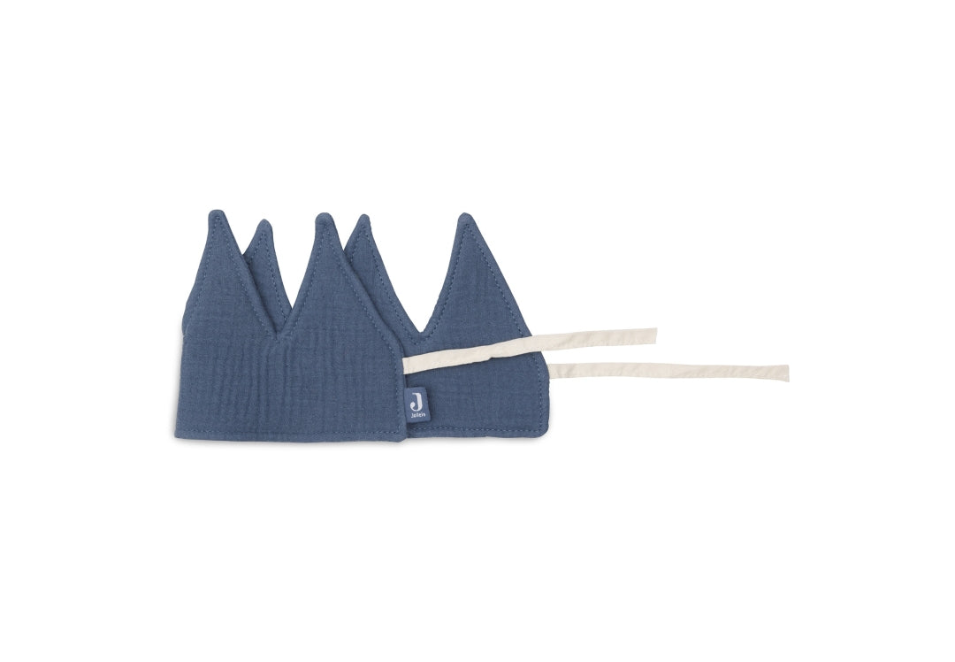 Blue cotton birthday crown for 1st-5th birthdays | Jollein