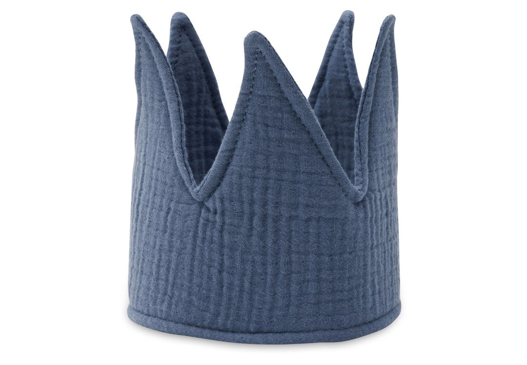 Blue cotton birthday crown for 1st-5th birthdays | Jollein