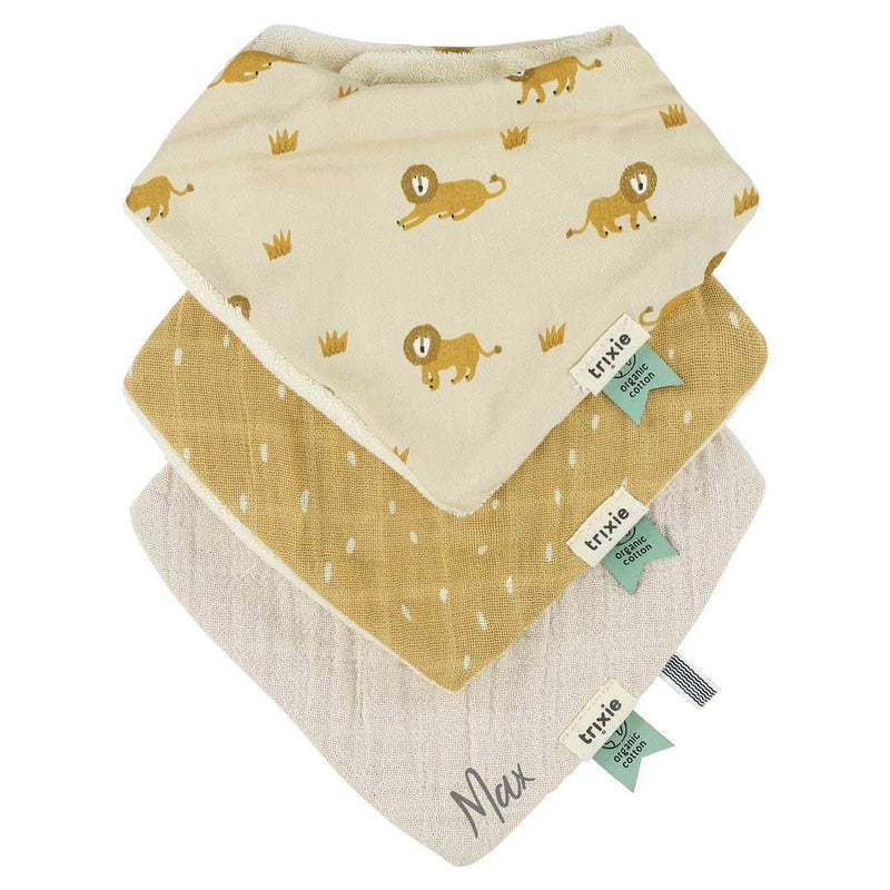 Bandana Bib 3-pack mix - Lively Lion | Trixie