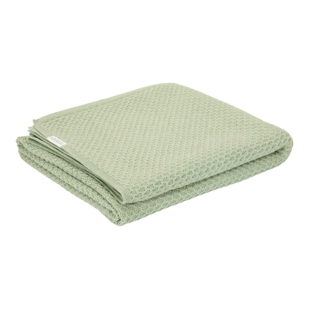 Knitted Duvet Pure Sage | Little Dutch