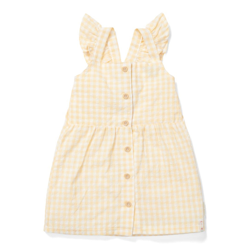 Sleeveless Dress Sunshine Checks for girls