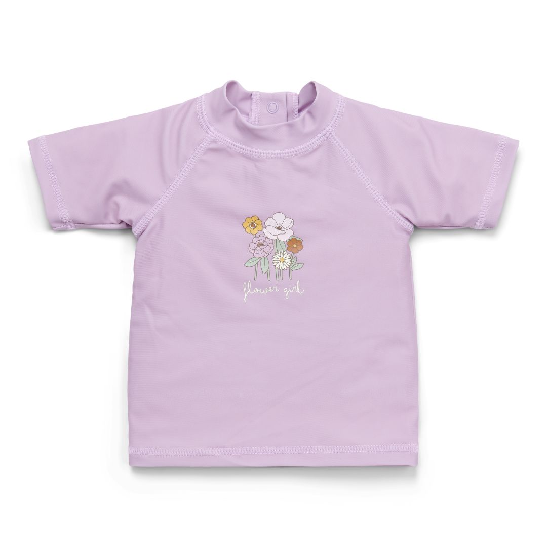 UV Bade-T-Shirt Mauve für Kinder