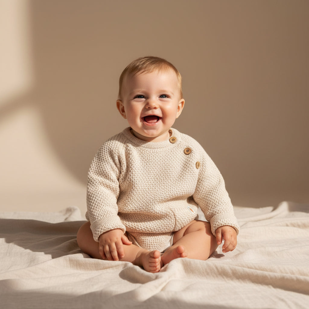 Knitted Jumper Sand for Babies and Children